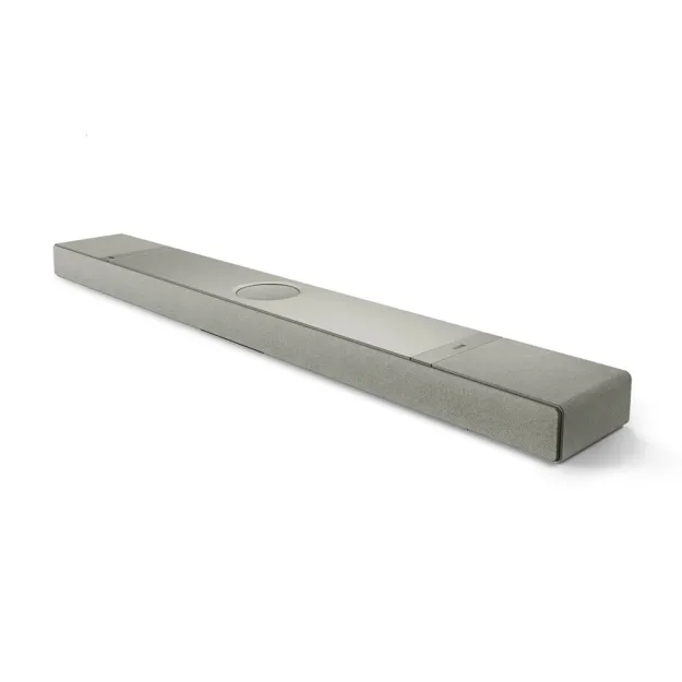 KEF XIO soundbar 5.1.2 silver grey soundbar