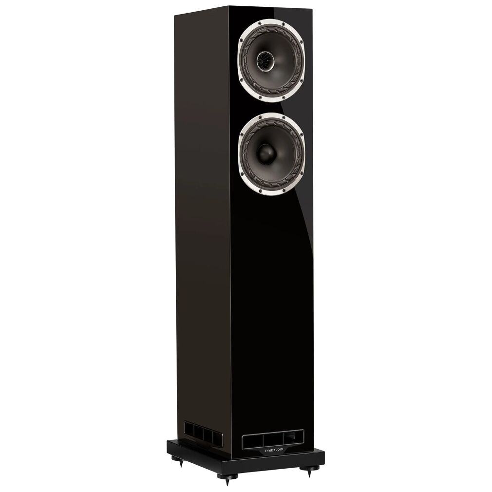 Fyne Audio F501S piano gloss black kolumna podłogowa
