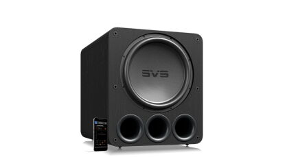 SVS PB17 ULTRA black oak subwoofer
