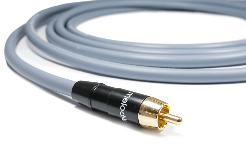 Melodika MDSW20G Gunmetal kabel do subwoofera 2 m