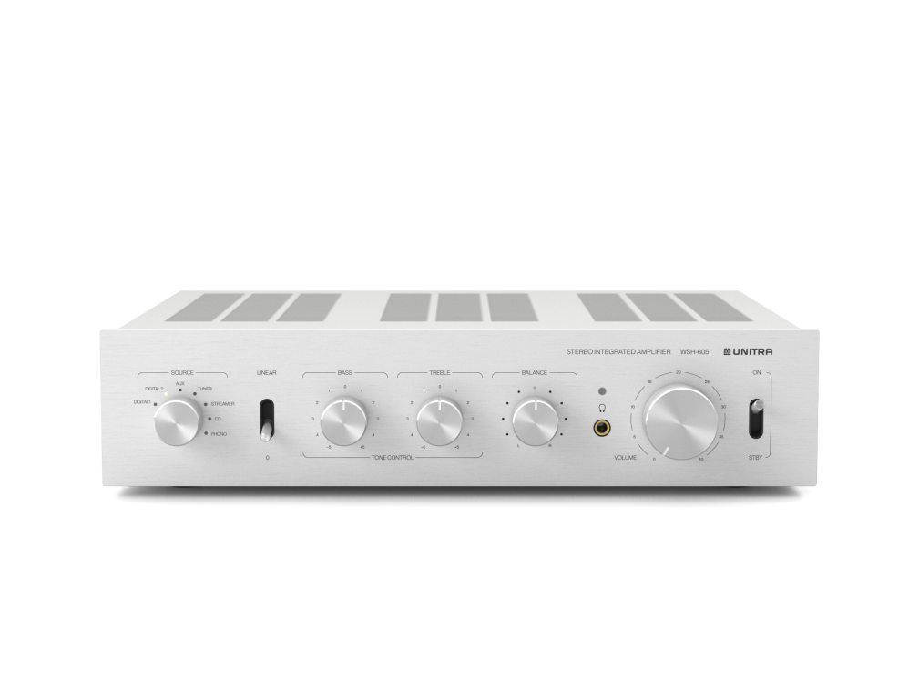 UNITRA WSH-605 srebrny wzmacniacz
