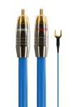Melodika SBPHD10 Sky Blue kabel phono 1 m - 2