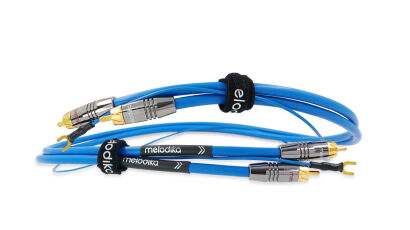 Melodika SBPH10 Sky Blue kabel phono 1 m