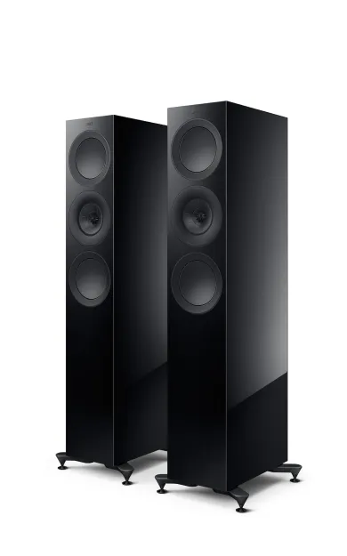 KEF R7 Meta black gloss kolumna podłogowa