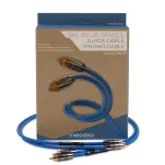 Melodika SB2R07 Sky Blue interkonekt RCA 0.7 m - 2