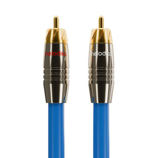 Melodika SB2R07 Sky Blue interkonekt RCA 0.7 m - 3