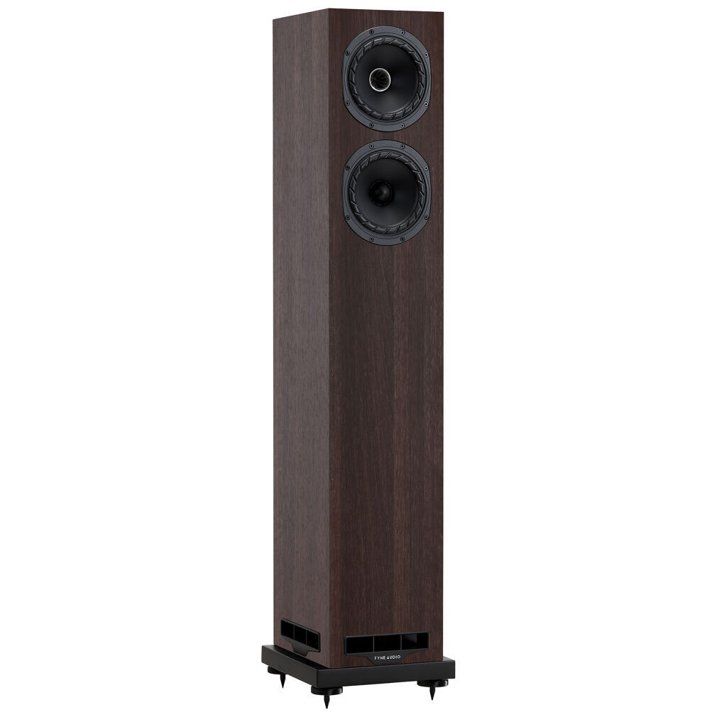 Fyne Audio F55E walnut kolumna podłogowa