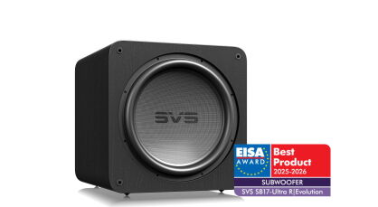 SVS SB17 ULTRA black oak subwoofer