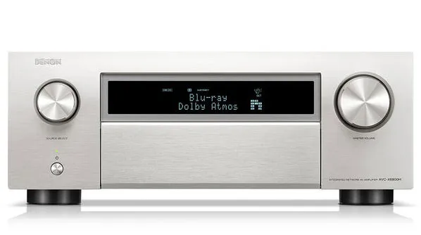 Denon AVCX6800H srebrny amplituner kina